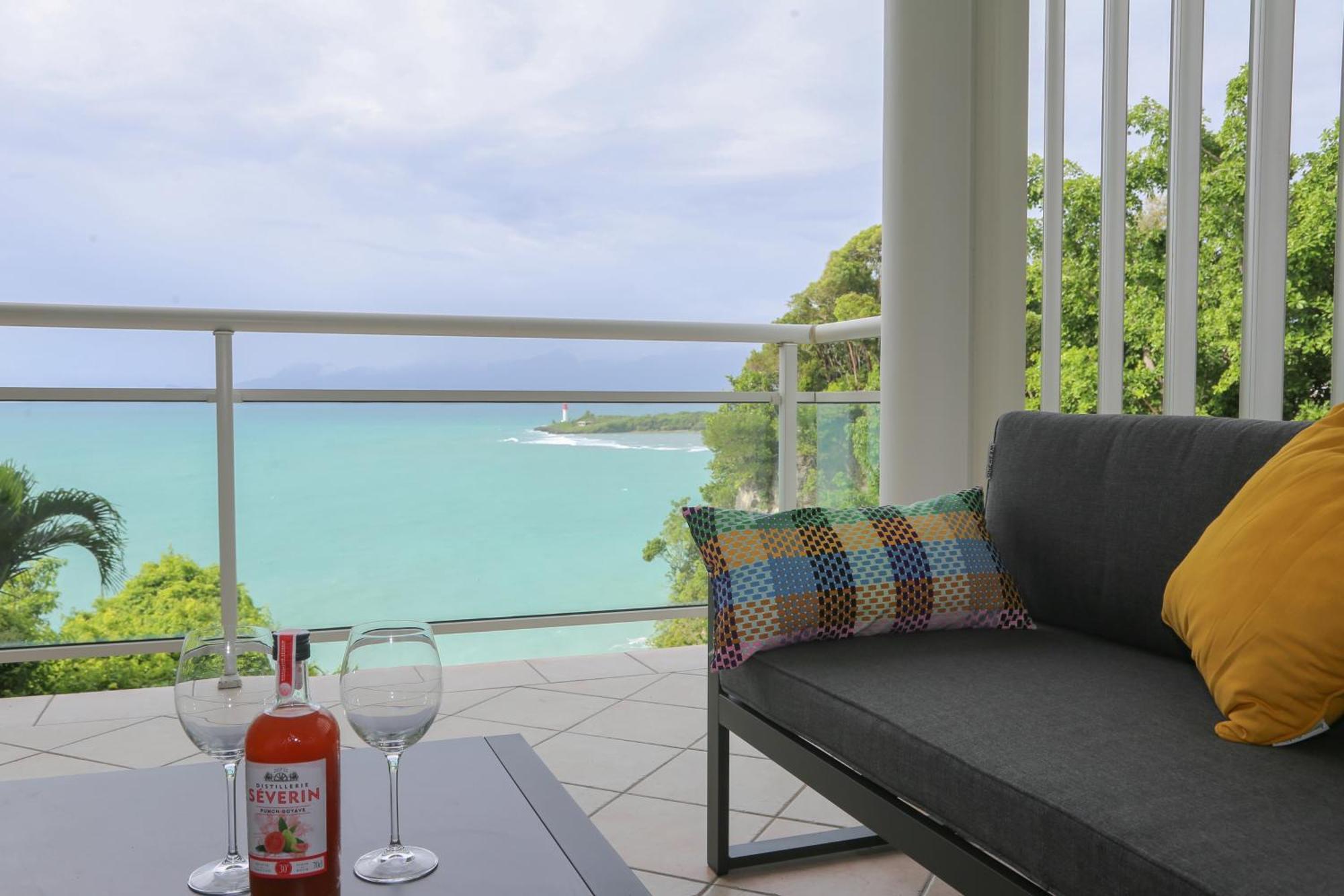 La Vue Du Phare - Appartement Neuf Avec Vue Imprenable Et Acces Crique Le Gosier  Exteriér fotografie